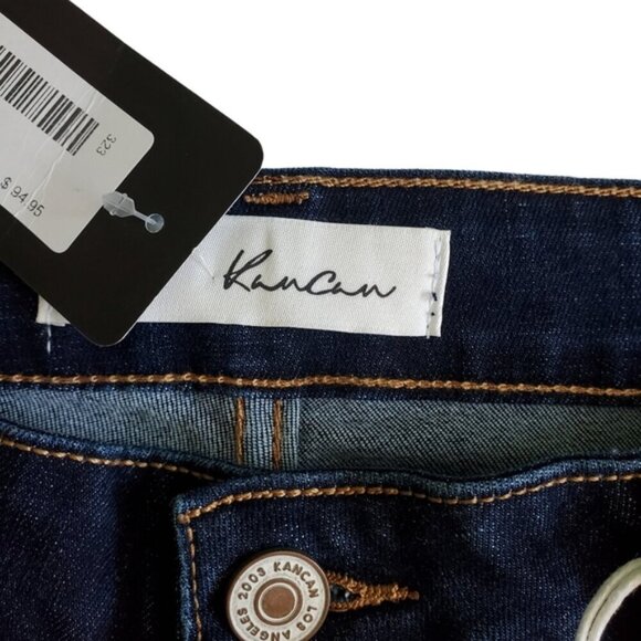 KanCan Dark Blue High Rise Revolution Denim Size 13/30 - Picture 5 of 9